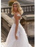 Ivory Sweetheart Corset Beaded Tulle Wedding Dress